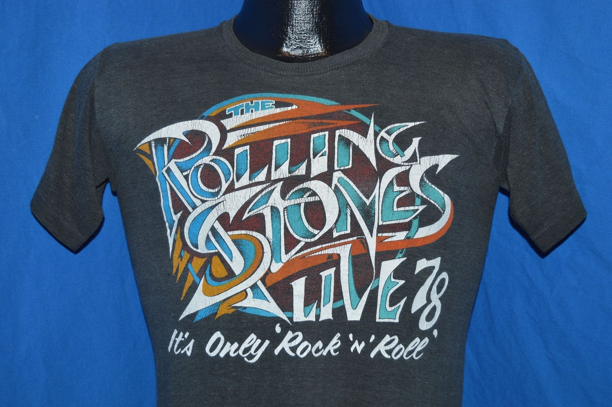 70s Rolling Stones Live in 78 Tour t-shirt Small – The Captains