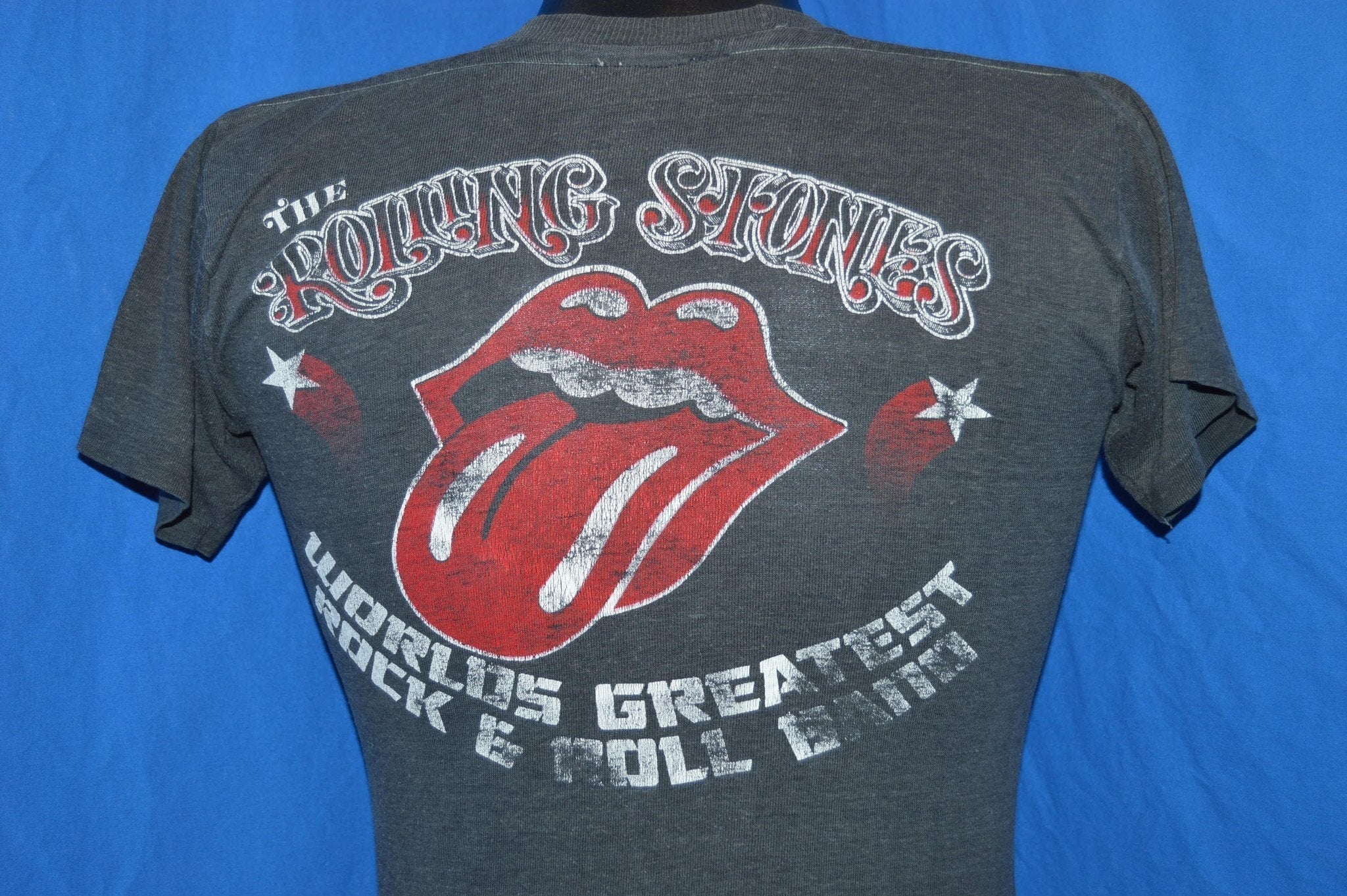 ROLLING STONES 70S THE WORLD'S バンドTシャツ ローリングストーンズtシャツ ローリングストーン Rolling
