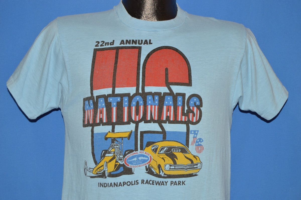 70s NHRA US Nationals 1976 Drag Racing t-shirt Small – The 