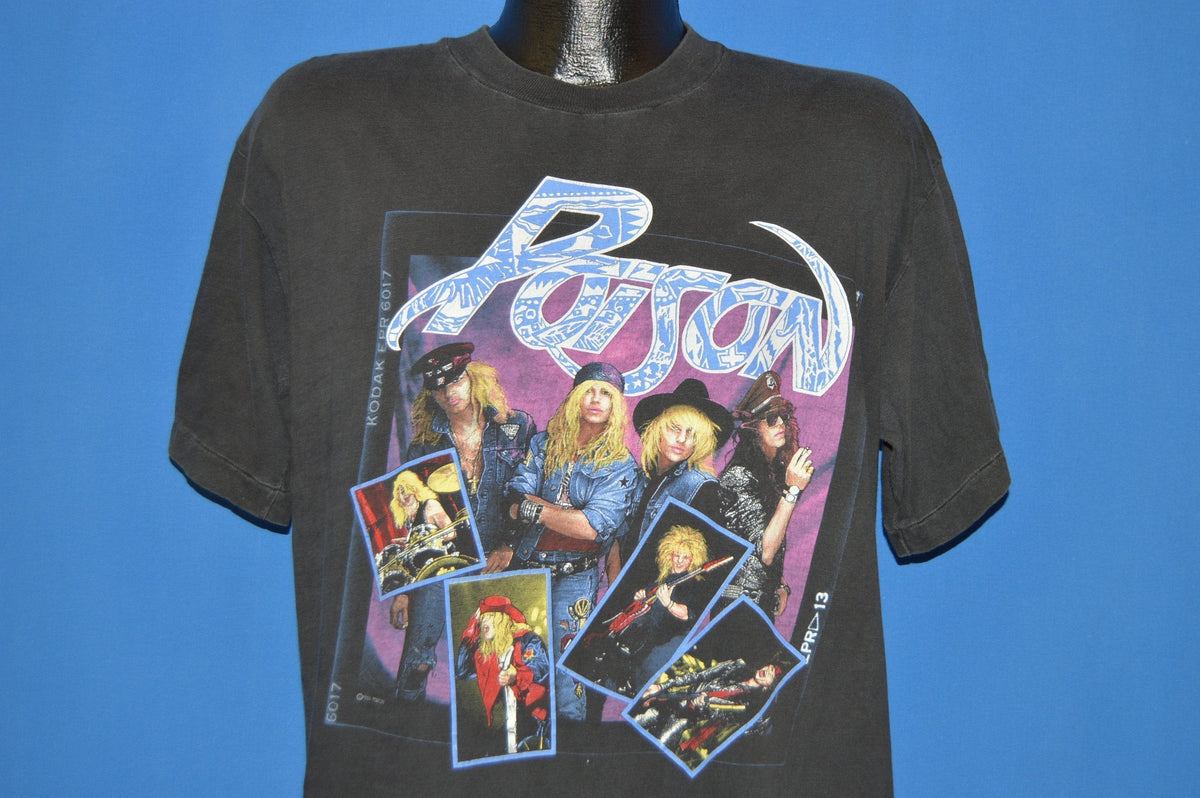 80s Poison Open Up And Say Ahh! Album t-shirt Large – The