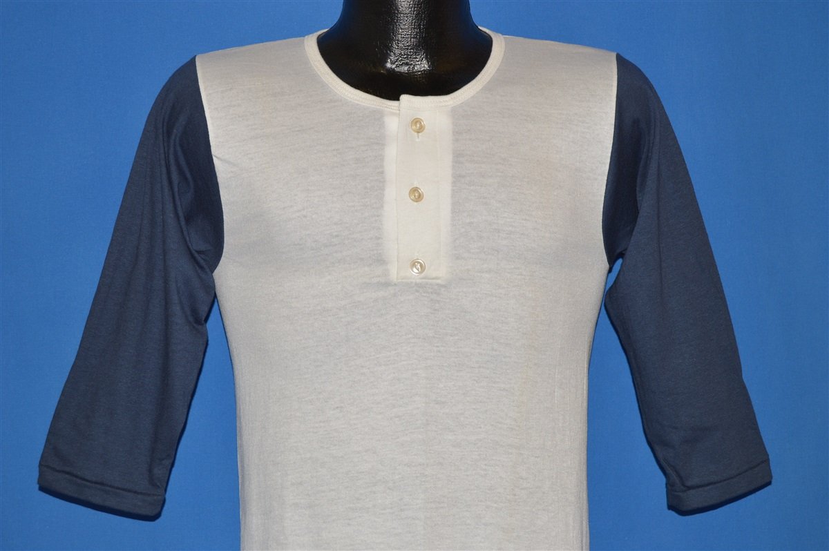 70s Russell Athletic Deadstock Henley t-shirt Extra Small – The