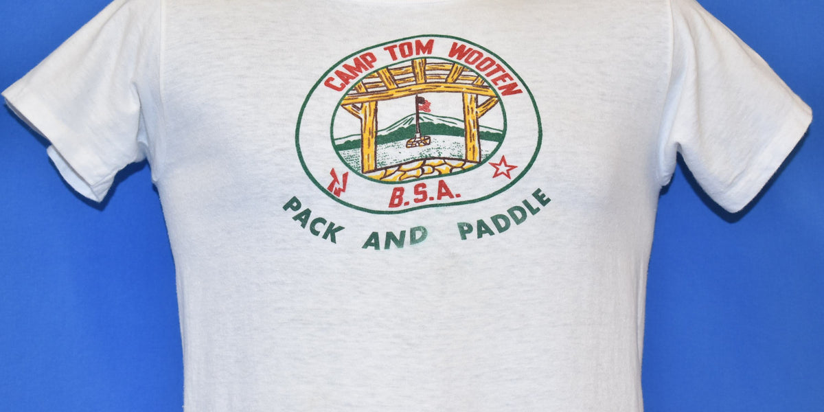 50s Camp Tom Wooten Boy Scouts Texas BSA t-shirt Youth Extra Large