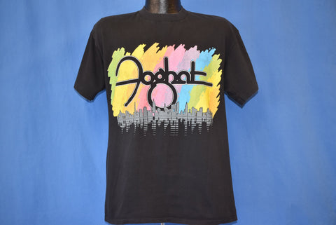90s Foghat Rock Band Tee Rainbow Skyline t-shirt Large