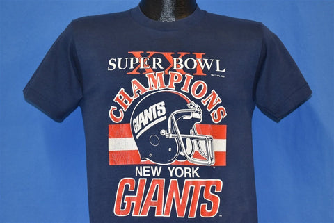 80s New York Giants Super Bowl XXI Champs t-shirt Small