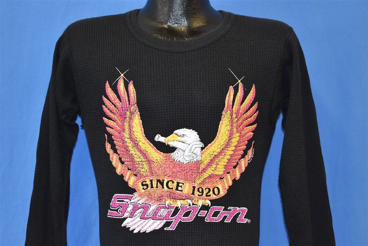 80s Snap On Tools Thermal t-shirt Small - The Captains Vintage
