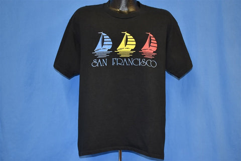 90s San Francisco California Sailboats t-shirt Large