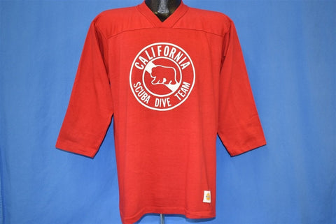 80s California Scuba Dive Jersey t-shirt Large