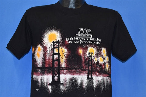 80s Golden Gate Bridge 50th Anniversary t-shirt Medium