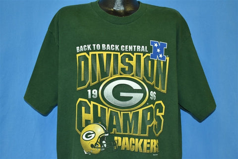 90s Green Bay Packers Division Champs 1996 t-shirt Extra Large