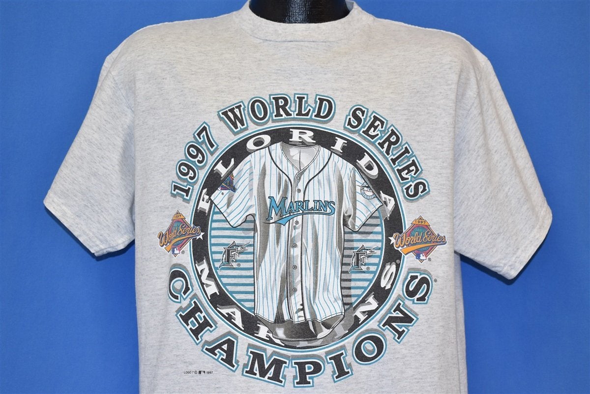 90s Florida Marlins 1997 World Series Champs t-shirt Large - The Captains  Vintage