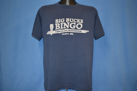 80s Big Bucks Bingo Fond Du Lac Reservation t-shirt Medium