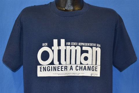 80s Dick Ottman State Rep Election Minnesota t-shirt Large