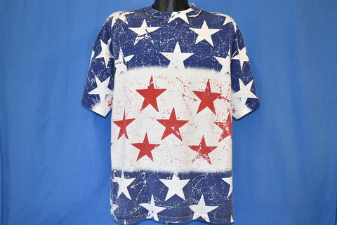 90s Stars All Over Print t-shirt Extra Large