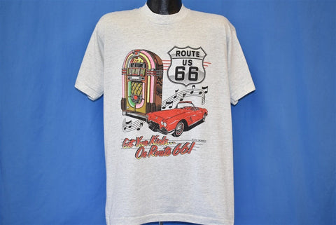 90s Get Your Kicks Route 66 Convertible t-shirt Extra Large