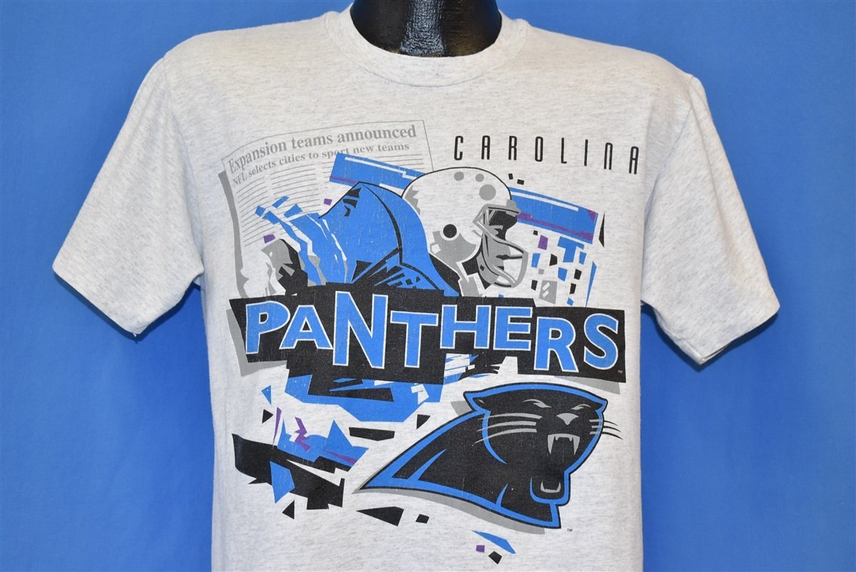 90s Carolina Panthers NFL Football Helmet t-shirt Medium - The Captains  Vintage