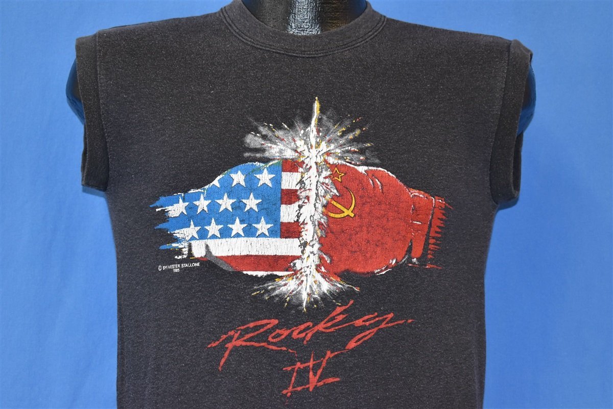 80s Rocky IV Movie Promo Muscle t-shirt Small