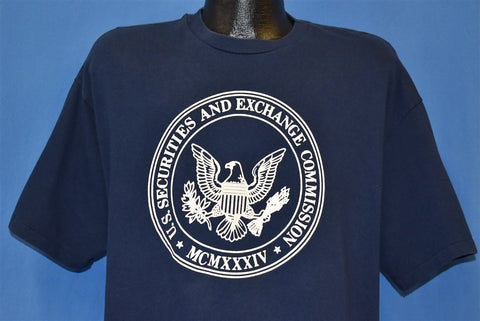 90s Securities Exchange Commission t-shirt Extra Large