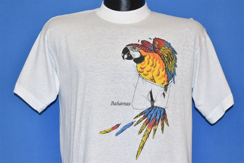 80s Bahamas Macaw Parrot t-shirt Large