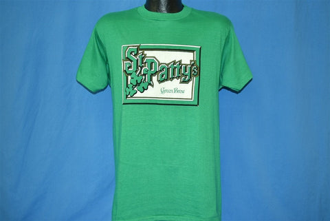 80s St. Patty's Green Brew t-shirt Medium