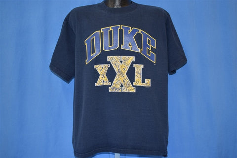 90s Duke XXL Paisley Logo University t-shirt Extra Large