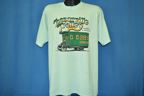 80s Toonerville Trolley St. Marys Georgia t-shirt Extra Large