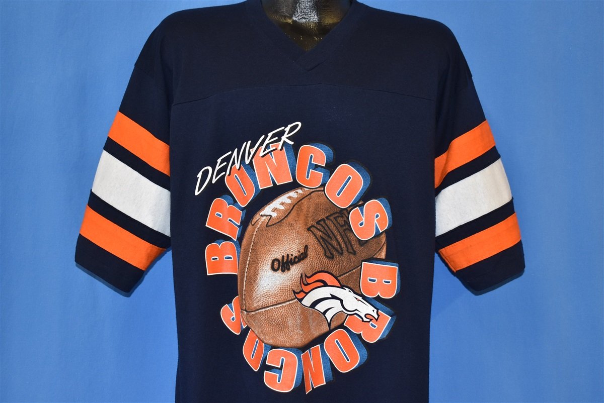90s Denver Broncos Jersey Football t-shirt Extra Large - The Captains  Vintage