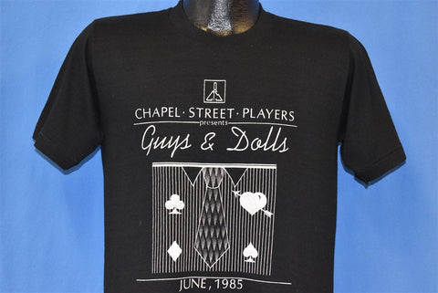 80s Chapel Street Players Guys and Dolls Musical t-shirt Medium