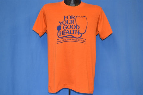 80s For Your Good Health Washington Hospital t-shirt Medium
