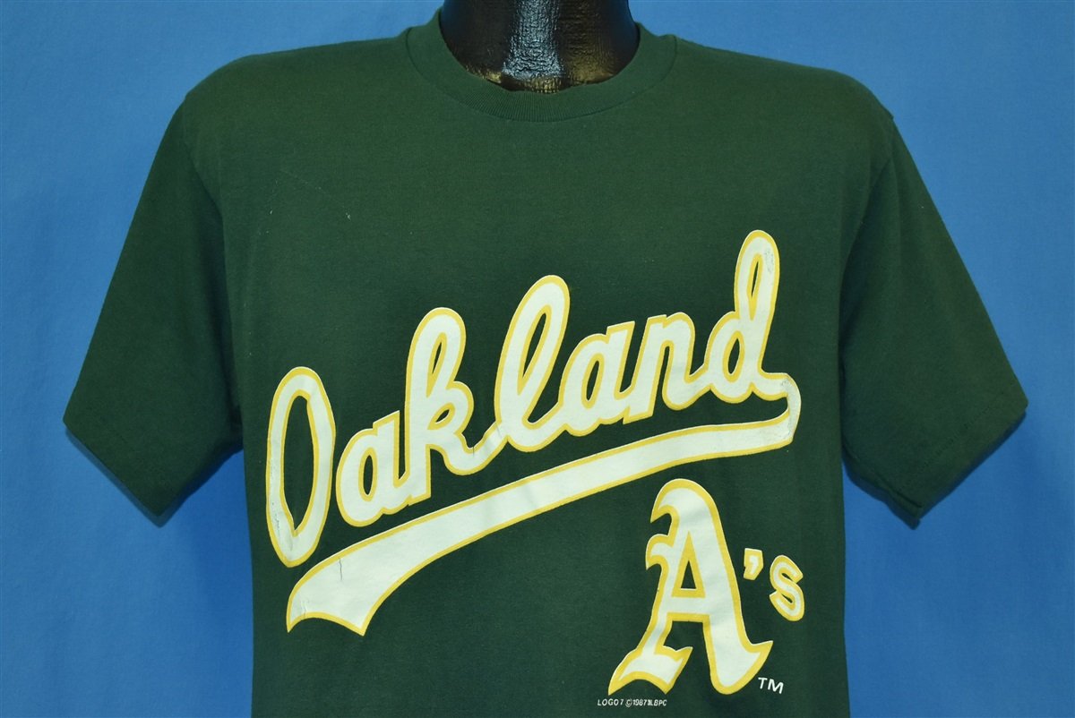 80s Oakland Athletics Los Angeles Rams MLB NFL t-shirt Large - The