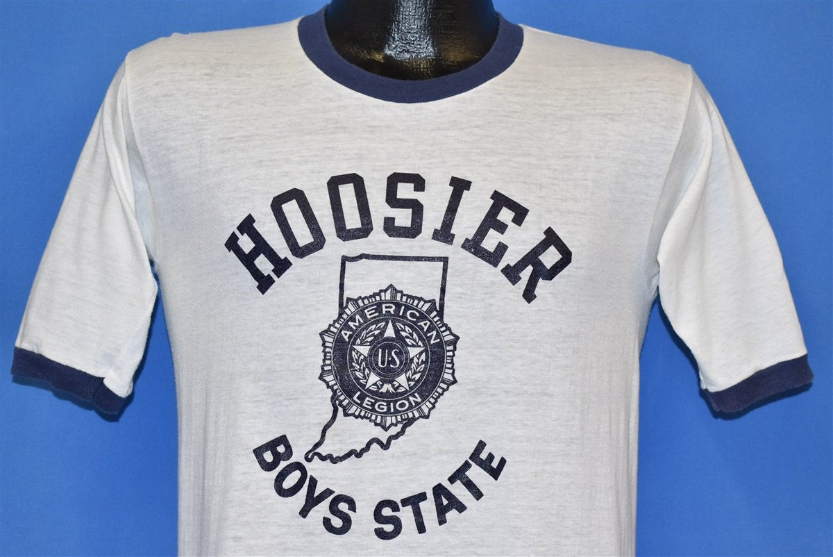 70s Hoosier Boys State Ringer American Legion t-shirt Small - The Captains