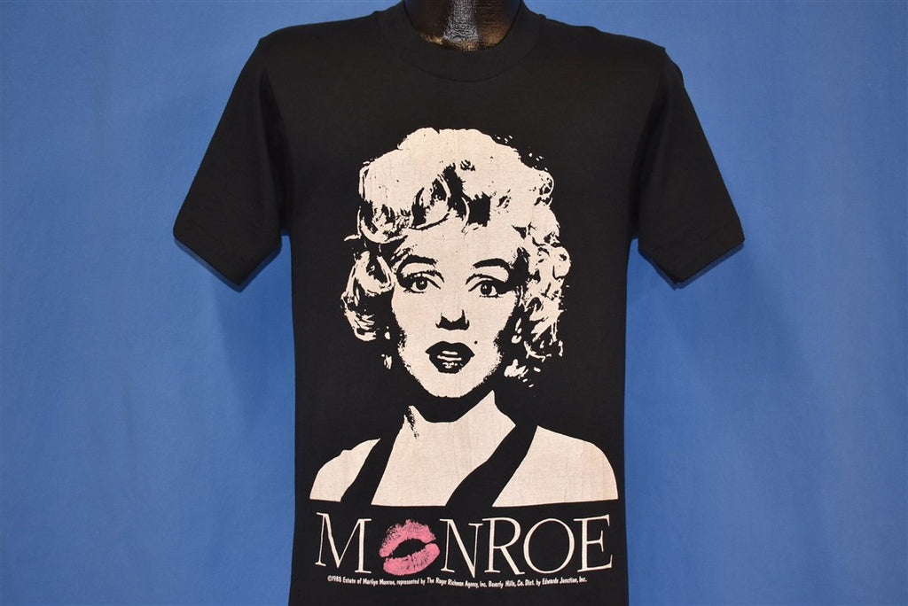 80s Marilyn Monroe Portrait Pink Lipstick t-shirt Medium – The ...