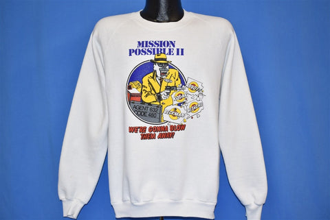 80s Mission Possible II Funny Promo Sweatshirt Large
