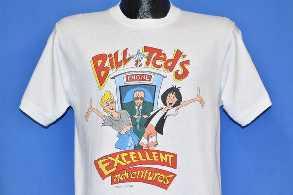 00s VINTAGE Bill & online Ted's Excellent Adventure T Shirt Ripple Junction Large RARE