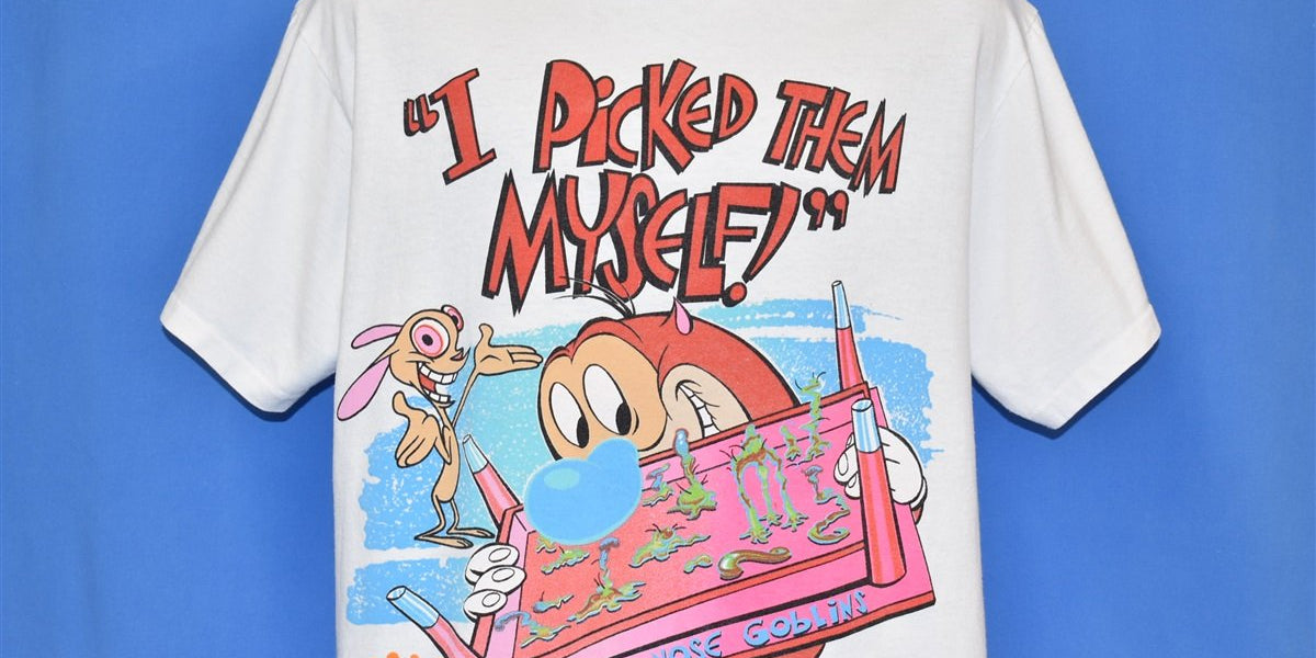 90s Ren & Stimpy Magic Nose Goblins Nicktoon t-shirt Large – The Captains  Vintage