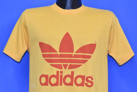 80s Adidas Trefoil Logo 2 Sided t-shirt Medium