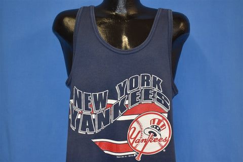 80s New York Yankees Tank Top Top Hat Logo t-shirt Medium