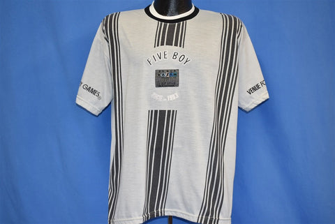 90s Centenary Games 1996 Five Boy Kazah Stripe t-shirt Large