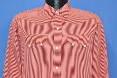 50s Rockmount Ranch Wear Striped Western Shirt Small