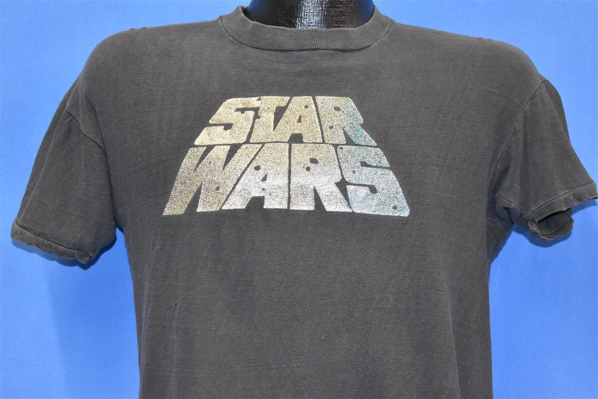 70s Star Wars Glitter Movie Promo t-shirt Medium - The Captains