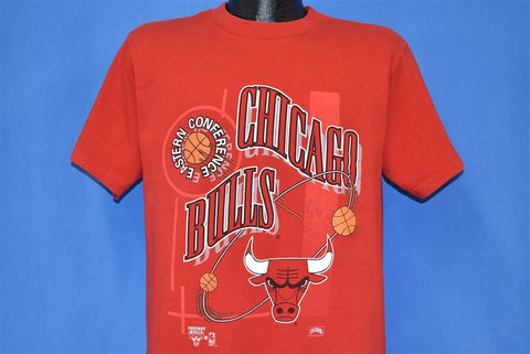 Vintage Chicago Bulls 1991 World Champions T Shirt Tee Trench 