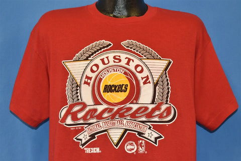90s Houston Rockets 1992 NBA Basketball t-shirt Extra Large