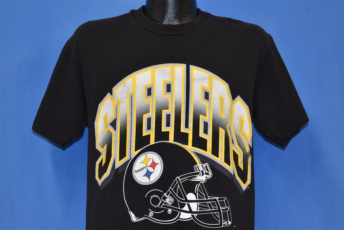 90s Steelers NFL Steelmark Logo Football t-shirt Medium - The Captains  Vintage