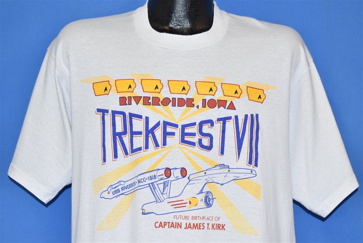 90s Trekfest VII Riverside Iowa Star Trek t-shirt Extra Large