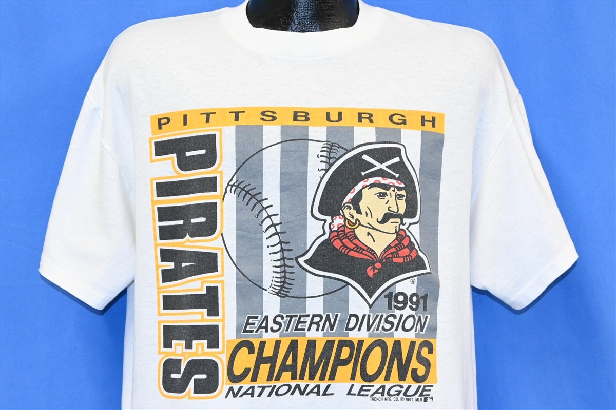 Men's New Era White Pittsburgh Pirates Historical Championship T-Shirt