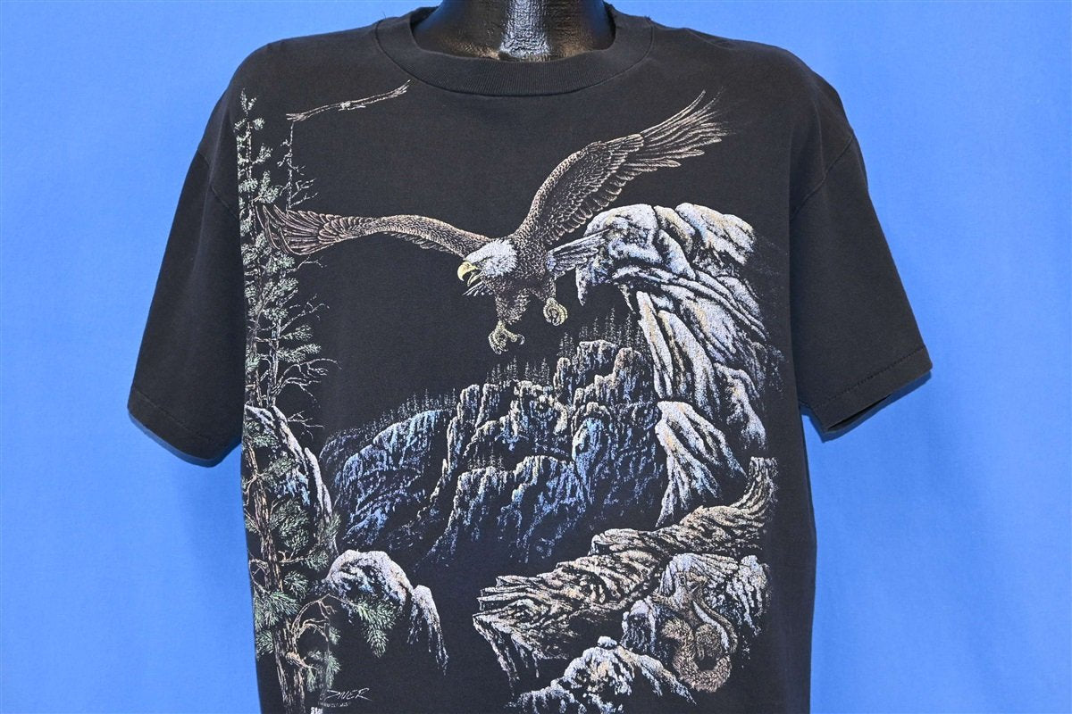 90s American Bald Eagle Wildlife t-shirt Large - The Captains Vintage