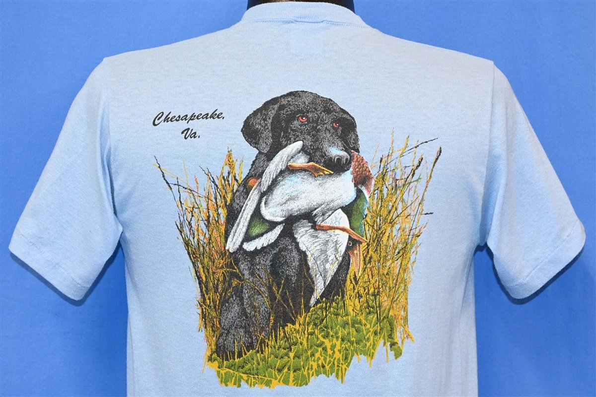 80s Chesapeake Virginia Duck Hunting Dog t-shirt Medium - The Captains  Vintage