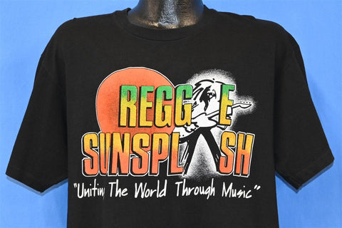 90s Reggae Sunsplash 1991 Rasta Concert t-shirt Extra Large - The