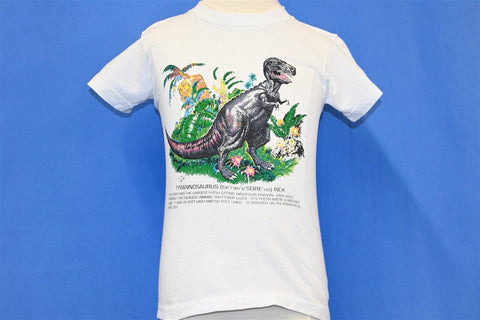 80s Tyrannosaurus Rex T-Rex Dinosaur t-shirt Youth Small