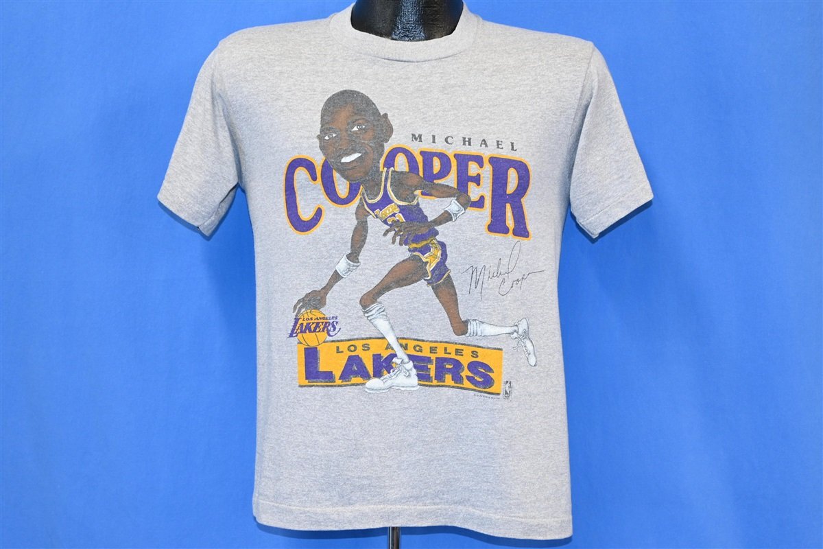 80s Los Angeles Lakers Michael Cooper NBA t-shirt Small - The Captains  Vintage