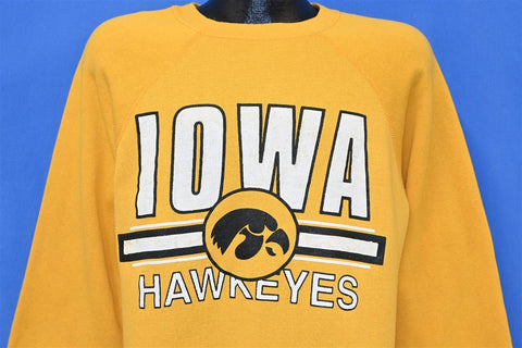 80s University of Iowa Hawkeyes NCAA College Sweatshirt Medium